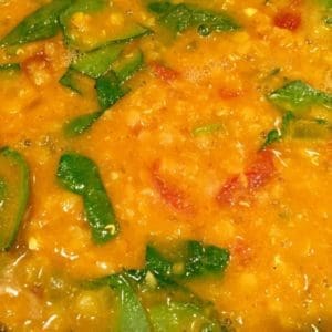 Coconut Curry Red Lentil Soup