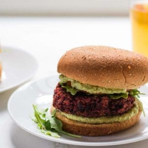 Scarlet Black Bean Burger