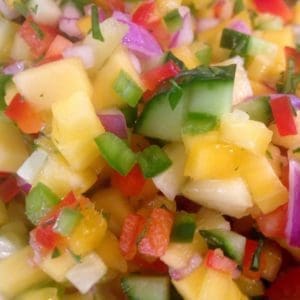 mango cucumber salsa