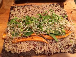 quinoa sweet potato sushi