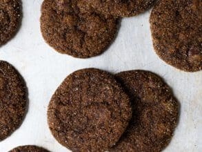 CHewy Chocolate Gingerbread cookies