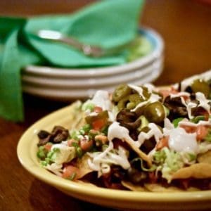 BBQ Jackfruit Nachos