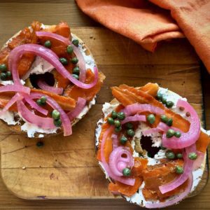 Bagels and Carrot Lox