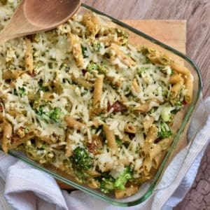 roasted broccoli baked ziti