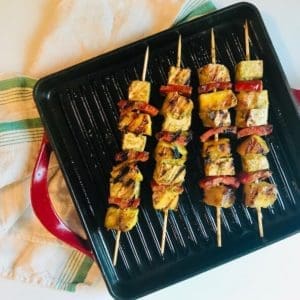 Jerk Tofu Skewers
