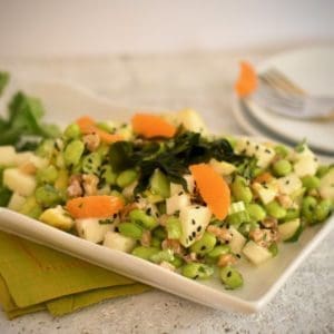 crunchy edamame salad