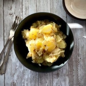 sauerkraut potato salad