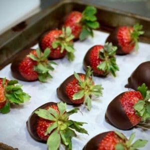 chocolate covered strawberries