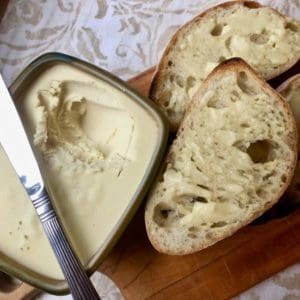 Homemade vegan butter