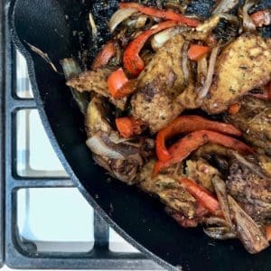 seitan sausage and peppers