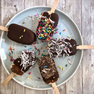 chocolate-dipped ice cream bars