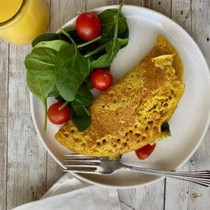 chickpea omelet